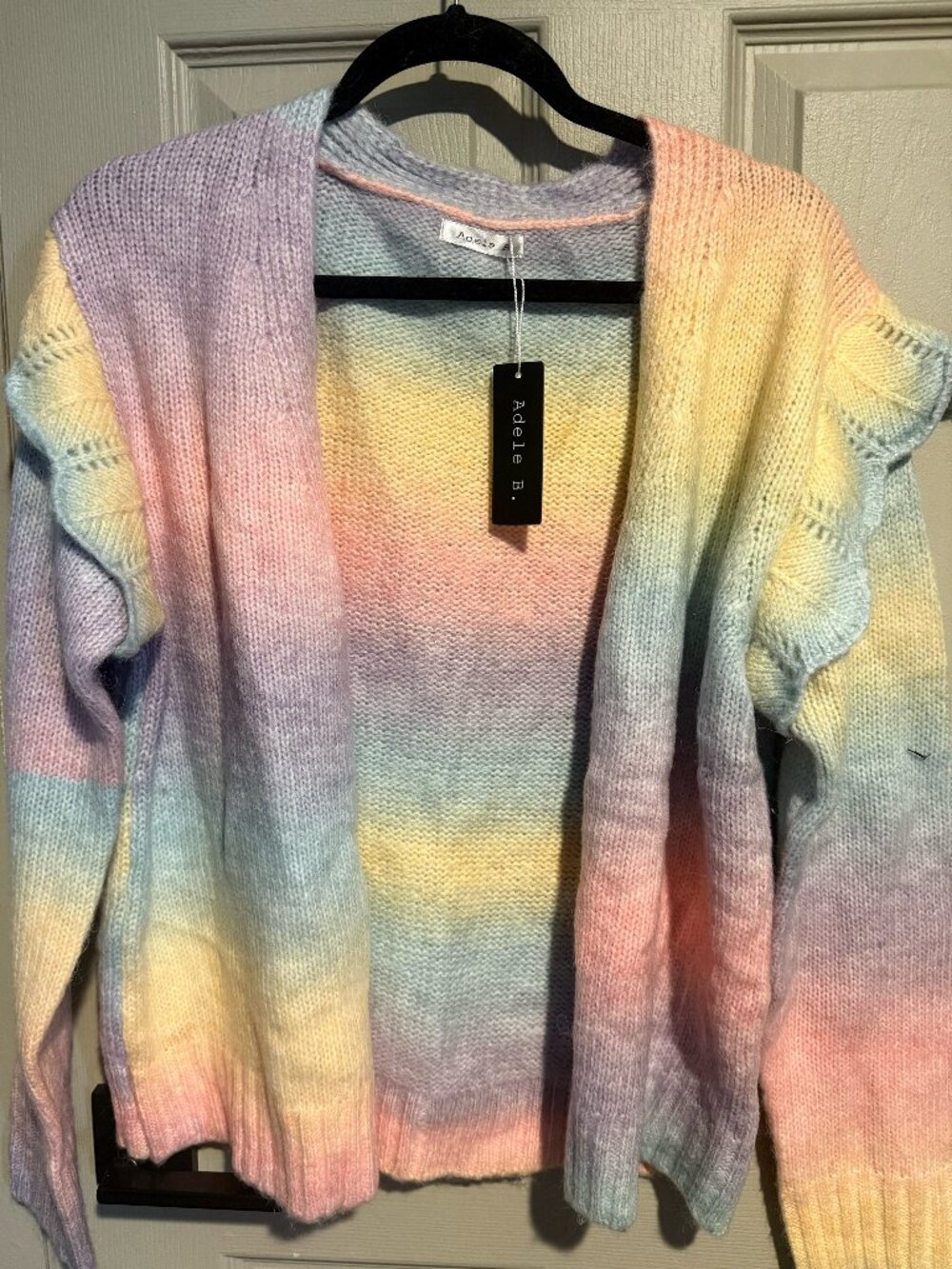 Pastel Rainbow Cardigan